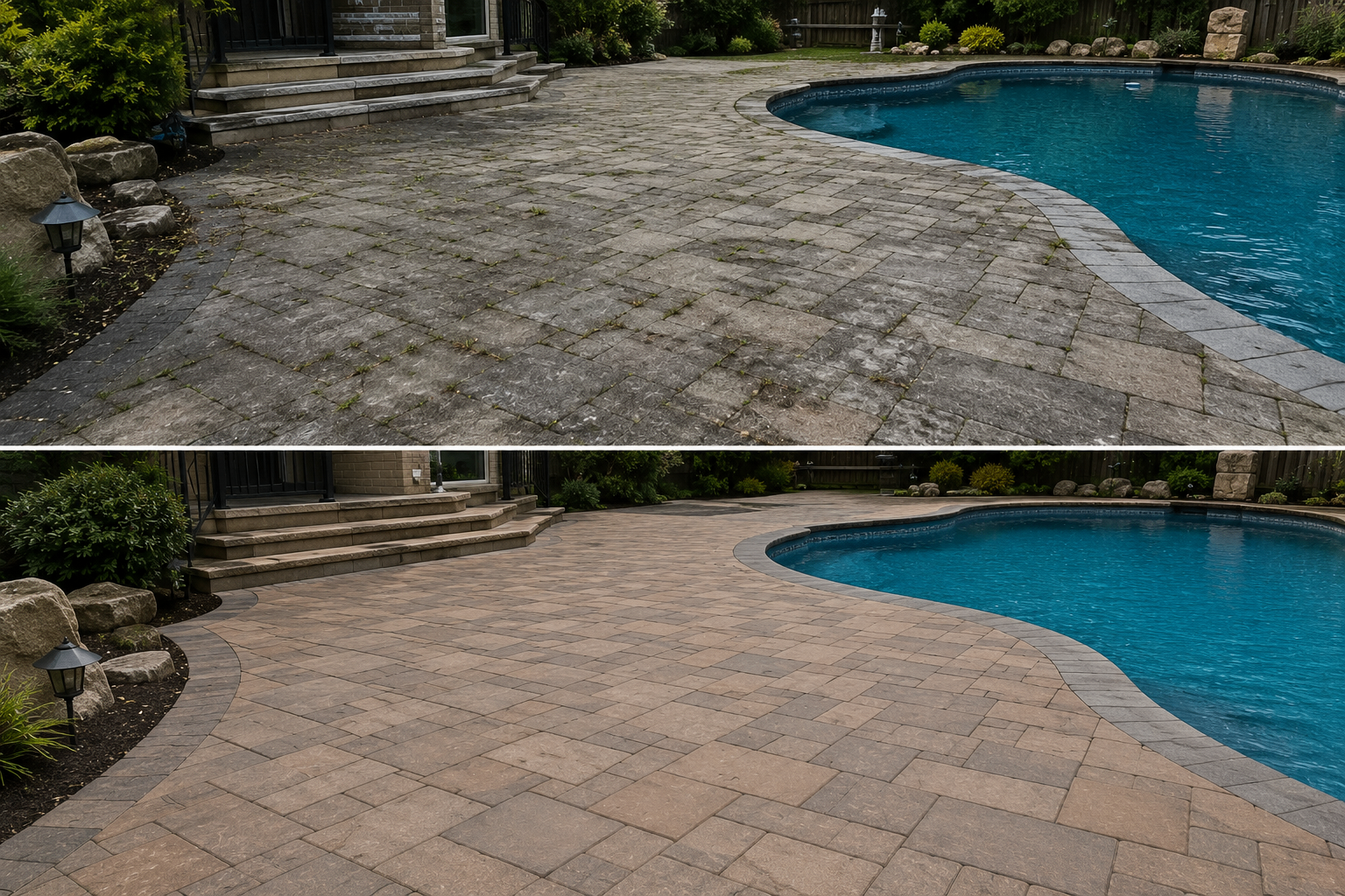 Poolside Paver Restoration